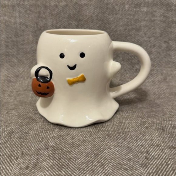 Hyde and Eek! Ghost Mug with Pumpkin Accent NWOT - Picture 4 of 5
